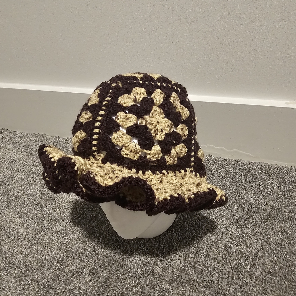 Crochet Granny Square Hat